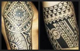 Dennis' design is inspired by the tattoo traditions of the Ilocanos, Visayans and Manobo tribespeople of Mindanao.